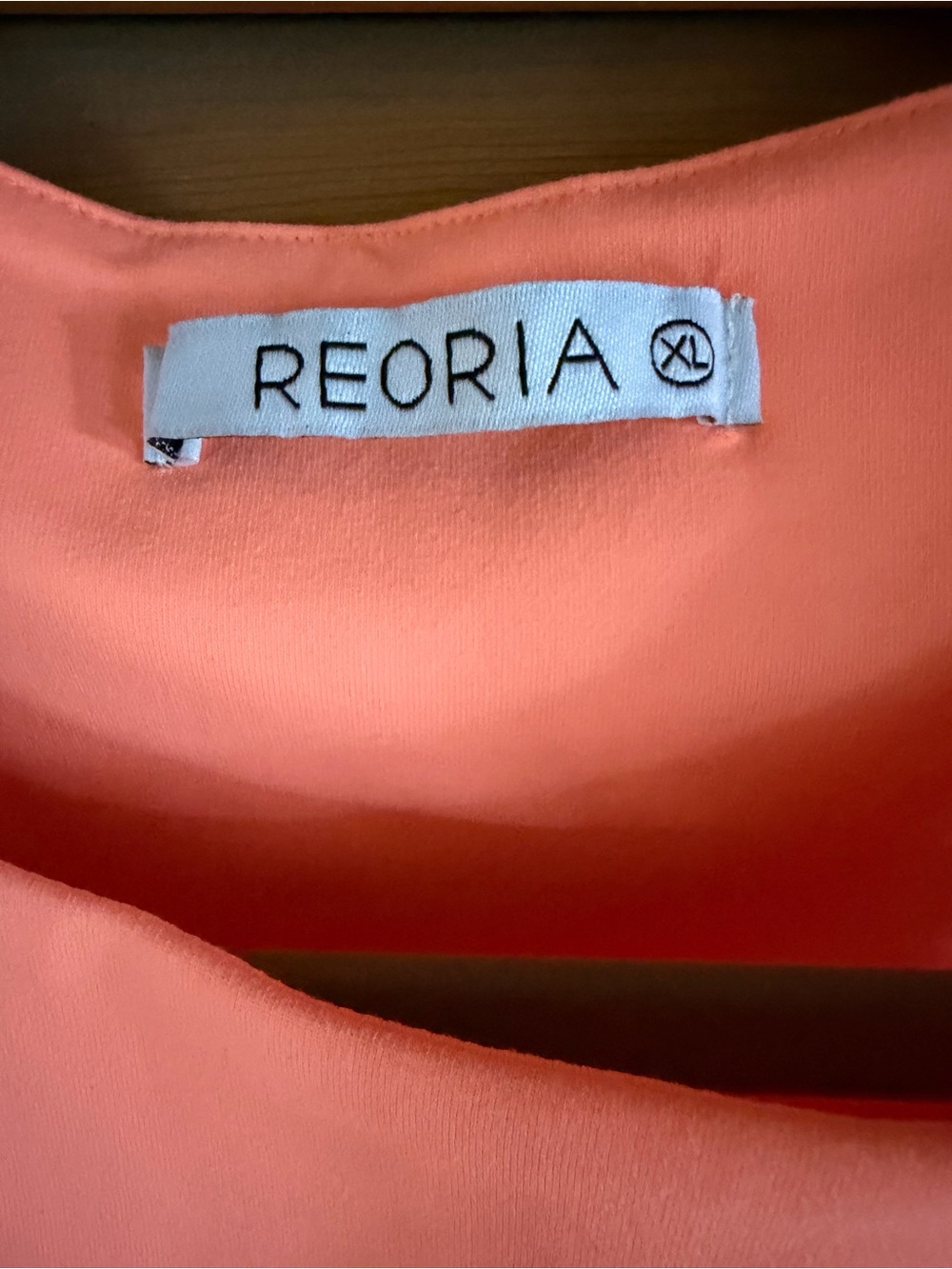 ReoRia Coral Pink Sleeveless High-Neck Bodysuit - Picture 2 of 3